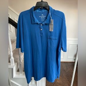 NWT: Tommy Bahama Blue Polo Shirt for Men